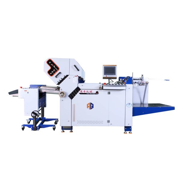 AOQI Max Width 570mm Large Format Paper Folding Machine For Booklet With Delivery Stacker