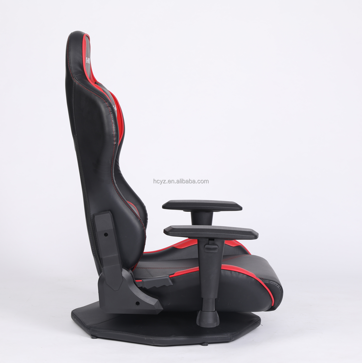 Synthetic Leather Computer Gaming Chair Without Foot Fixed Chassis Rotating Esports Chair