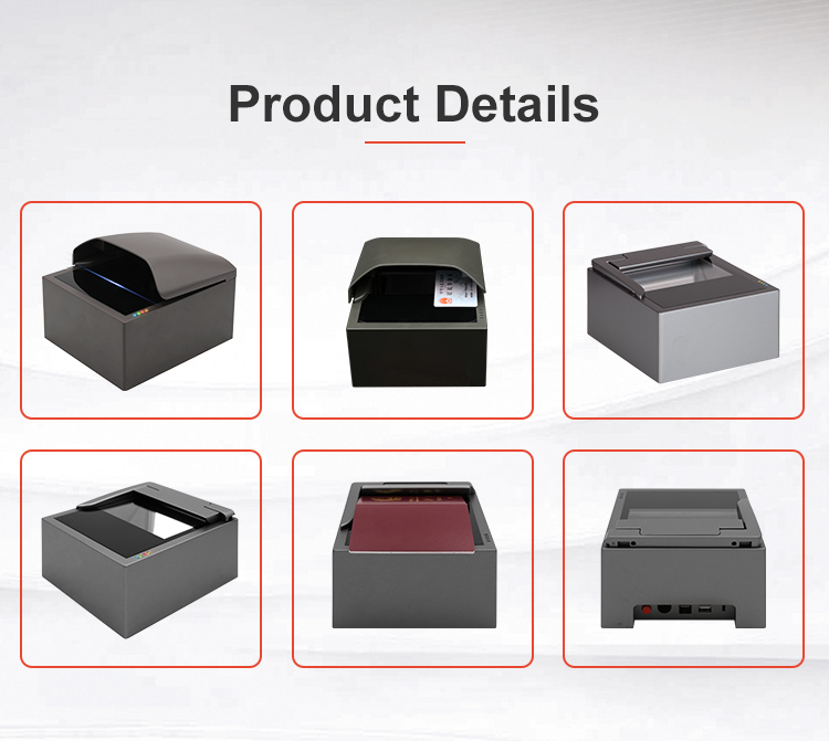 500DPI Optical Resolution Sinosecu Kiosk Passport Reader for Accurate Data Extraction