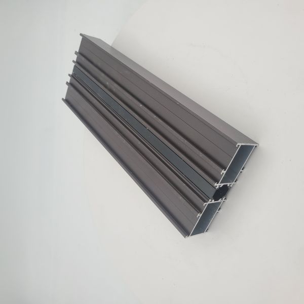 Multifunctional Aluminum Window Frame Extrusion Profiles Grey