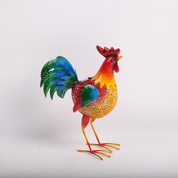 Customized Metal Animal Garden Ornament Decorative Colorful Series