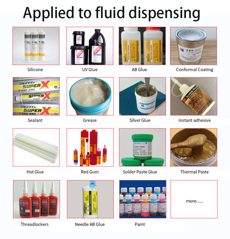AB Glue Epoxy Automatic Dispensing Machine Glue Dispenser Syringe Machine