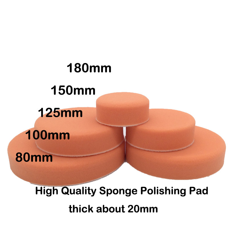 3 Inch 6 Inch Red Automotive Buffing Pads For Car Paints Cars