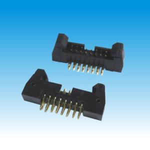 China Short Latch Male Pin Header Connector , 2mm Pitch Header Straight Connector wholesale