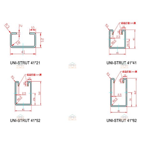 High Performance Solar Bracket Strut Photovoltaic Support Cold Roll Forming/Former Making Machine