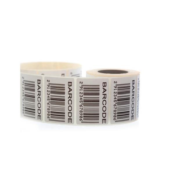 Quality Hot Stamping Silk Screen Custom Barcode Labels In Roll Or In Sheet for sale