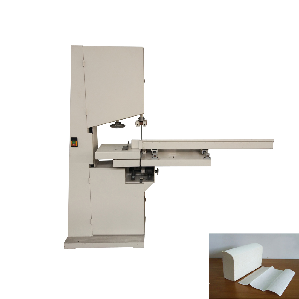 Interfold Drawing N Fold Hand Towel Paper Folding Machine With Easy Bagging Machine Production Line