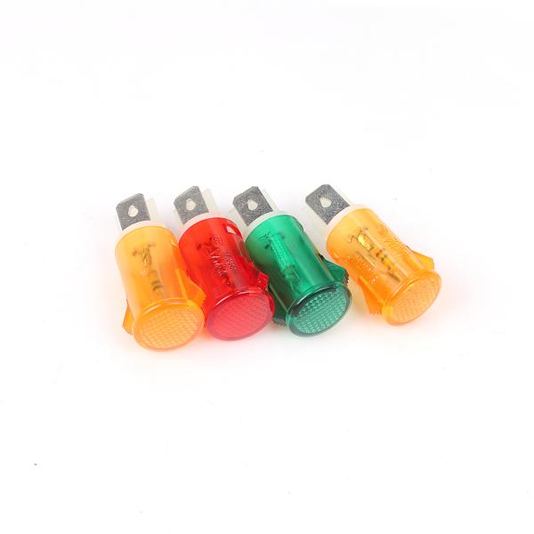 Quality DC Panel Mount Led Indicator Lights , Neon Indicator Light 220V 110V 12V 24V for sale