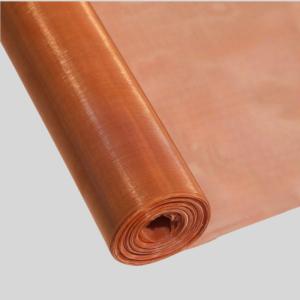 150 200 250 Mesh Copper Woven Wire Mesh Plain Weave