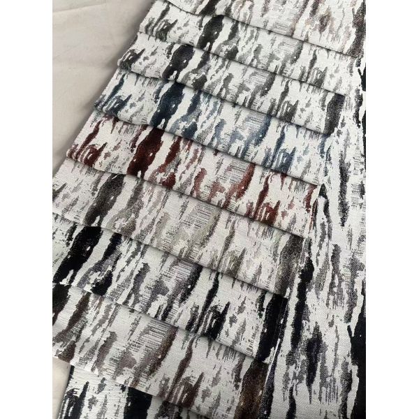 Plain Color Weave Curtain Fabric Lightweight For Home Window