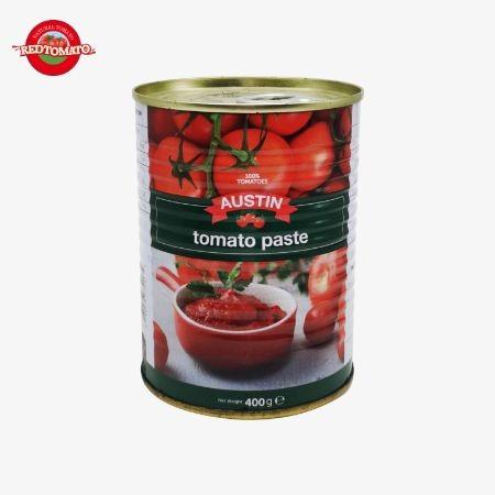 Quality Easy Open Lid Can Tomato Paste 140g Per Tin Red Tomato Paste for sale