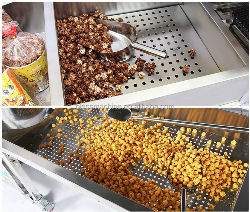 Garment Shops' Perfect Choice Caramel Popcorn Making Machine with Low Investment