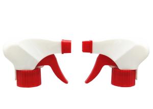China Durable Trigger Spray Heads White And Red Round Foaming Trigger Sprayer wholesale