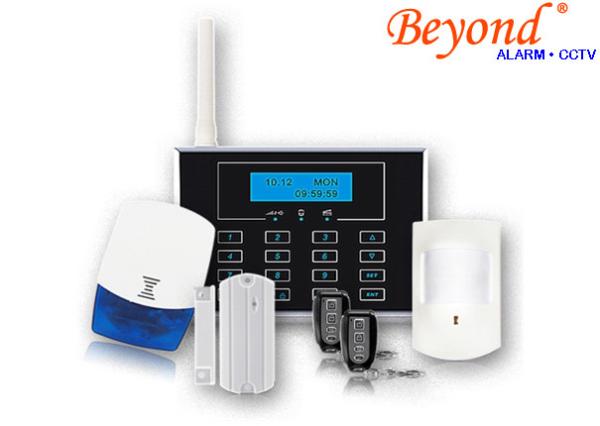 Quality Dual Network GSM PSTN House Alarm System with touch keypad and wireless doorbell for sale