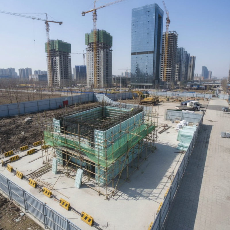 PP Plastic Formwork product demonstration