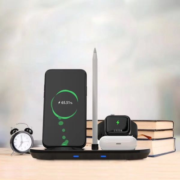 ABS PC Wireless Charger Stand 3 In 1 Built In OCP OHP Function