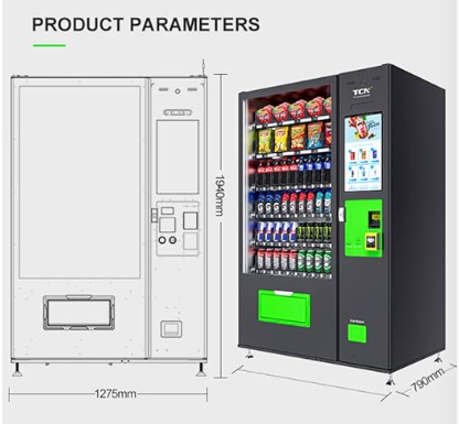 Vendor Machine Snack and Drink Automatic Combo Vending Machine
