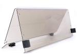 Acrylic Flip Folding Golf Cart Windshield Kit Tinted / Clear
