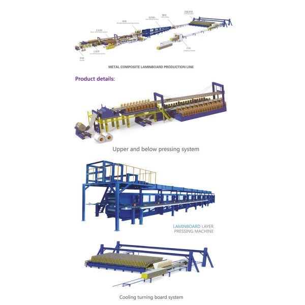 Sectional PU Sandwich Panel Line / Metal Sandwich Panel Making Machine