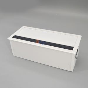 China Rectangular Management Grommet Wire Boxes For Computer Table wholesale