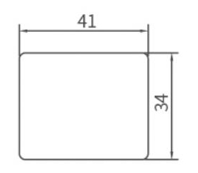 Stainless Decorative Frame Elevator Push Button For Passenger Cop / Lop