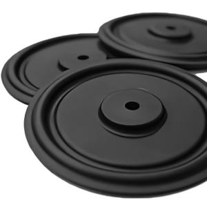 China HNBR NBR Rubber Diaphragm Custom Rubber Parts Compression Moulded wholesale
