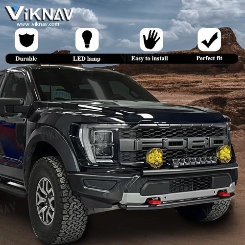 Quality Viknav for F150 Ford Raptor Custom 2021-2024  Front Bumper Light Bracket Mount Access for sale