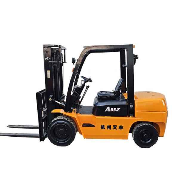 Quality Used 3.5 Ton HANGCHA Diesel Forklift Second Hand HANGCHA A35 A35Z Forklifts for sale
