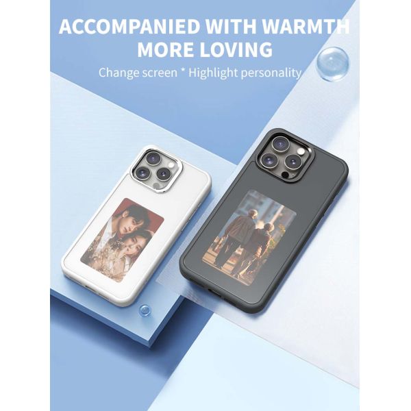 E-Ink NFC Mobile Phone Protective Screen Cover For IPhone 13 14 15 Pro Max Anti Drop