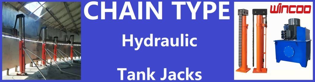 Stock Available Hydraulic Chain Type Jacks/Tank Jacking System