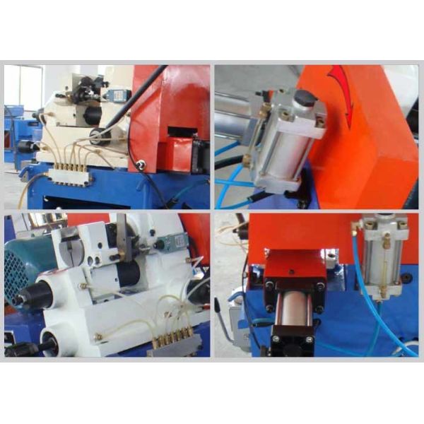 Aluminum Copper Tube End Chamfering Machine , Round Tube Automatic Chamfering Machine