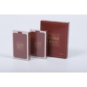 China Customized 52 Poker Face Cards Playing Card Dealer CMYK Printing wholesale