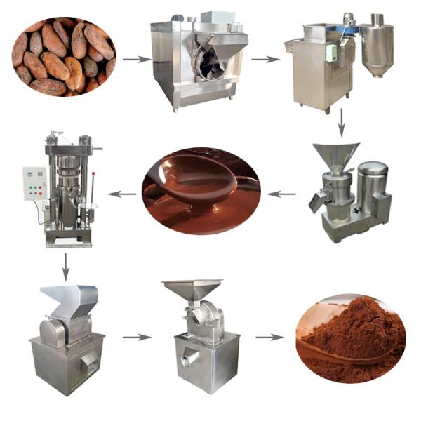 Quality ACP Cocoa Powder Making Machine 200kg H Peeling Cocoa Bean Roaster Machine for sale