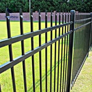 China 40X40mm Black Aluminum 3 Rail Fence Steel Tube Q195 Q235 wholesale