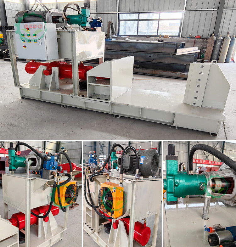 Horizontal Type Wood Splitting Machine 380V Voltage Hydraulic Control System