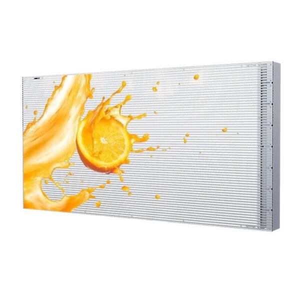 Quality P4 Adhesive Transparent LED Display SMD1921 Stable Front Service For Hypermarket for sale