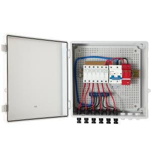 390*390*185 PV Combiner Box 500VDC With ABS Material SPD Protection
