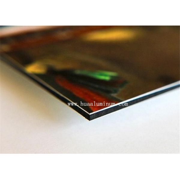 Waterproof White 4mm Signage Aluminum Composite Panel For Advertising