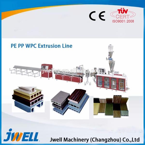 Quality JWELL PE, PP WPC  Wood-Plastic Extrusion Line for sale