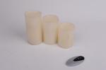 Flameless Candles With Flickering Flame , Battery Operated Candles With Timer