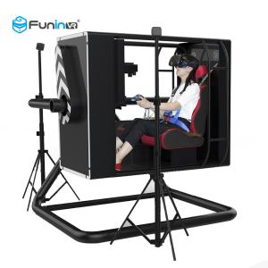 China Flight Machine 9d VR 720 Degrees joystick flight simulator for Amusement Park on sale