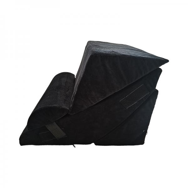 Quality Velvet Fabric High Density Foam Reading Wedge Foam Pillow Multi Shapes for sale