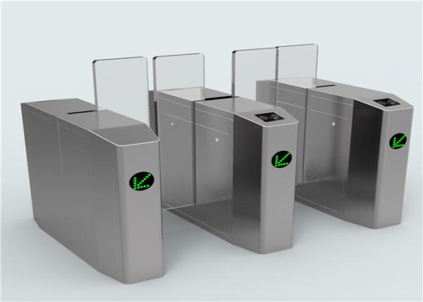 Quality Automatic Elliptical Synchronization Full Height Turnstile For IC / ID Card Readers for sale