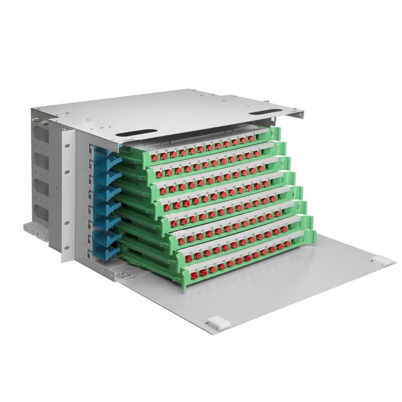 ODF 19 Rack Patch Panel Sc Adapter Fc Patch Panel 6U 96 Core