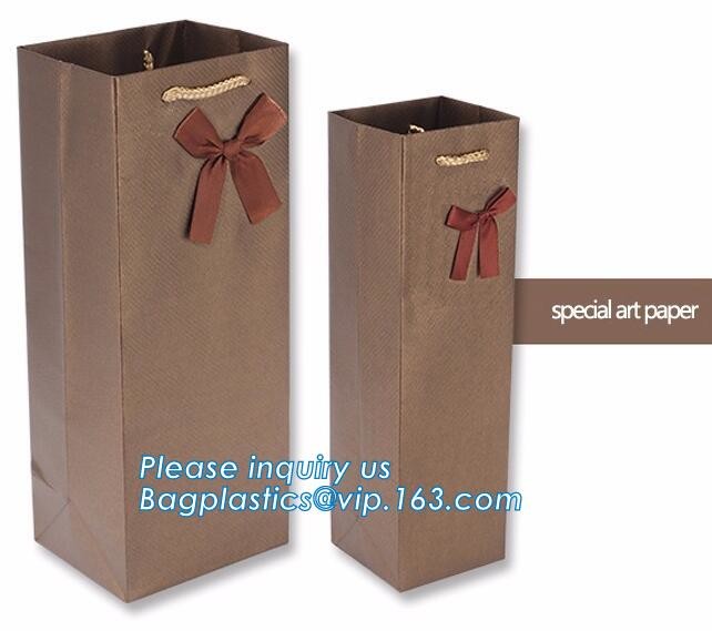 Customized Cut Printed Coated Paper Shopping Bag with Matt Lamination,rope handle custom logo printed white paper bag