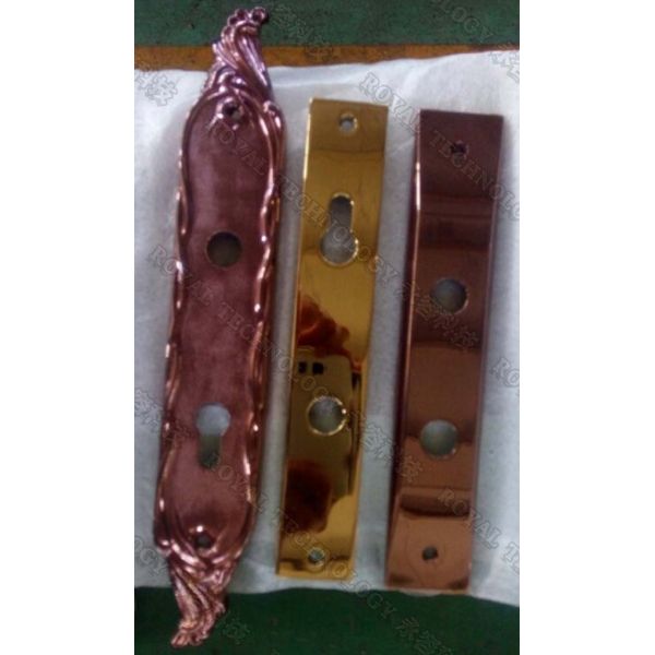 PVD Rose Gold Arc Ion Plating Machine / Metal Rose Ion Plating Equipment, PVD arc coating machine for copper color