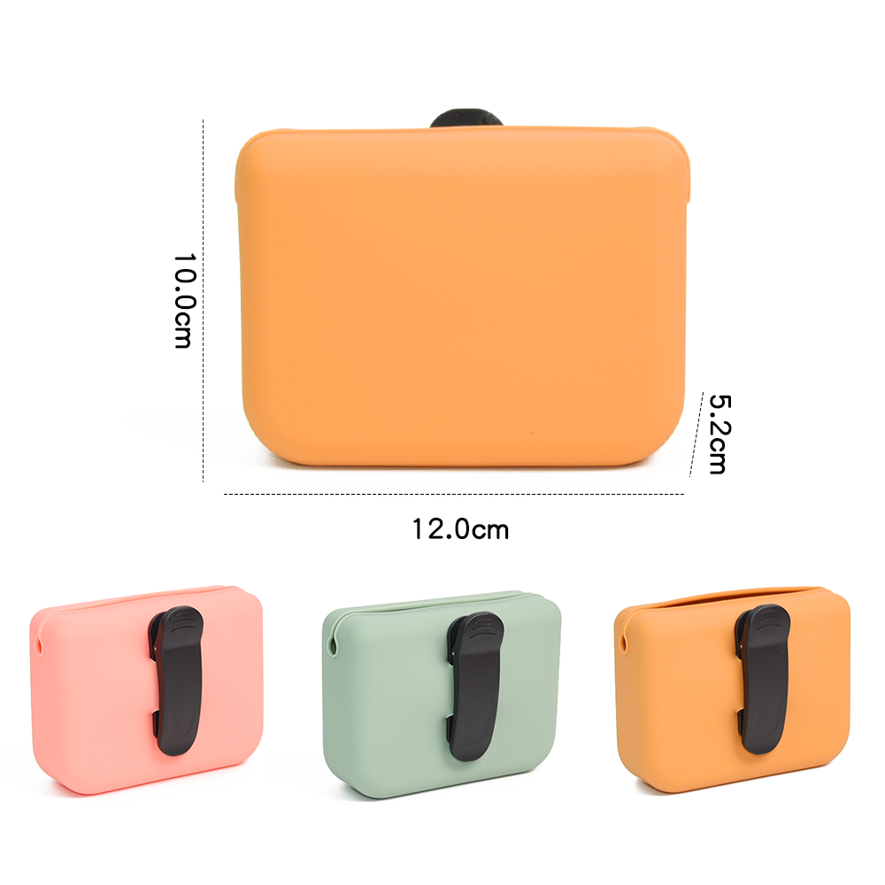 Portable Pet Accessories Eco Friendly Silicone Dog Treat Pouch