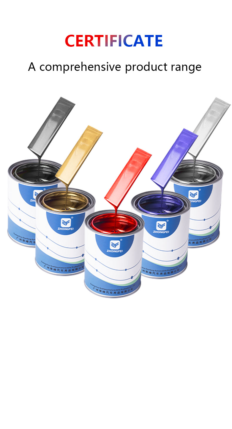 Polymetal Acrylic Lacquer Car Paint for Chinese Tractors and Trucks in Grey Sunfeng