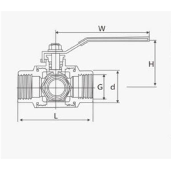 Normal Temperature Stainless Steel Ball Valve With NPT Bsp BSPT Threads