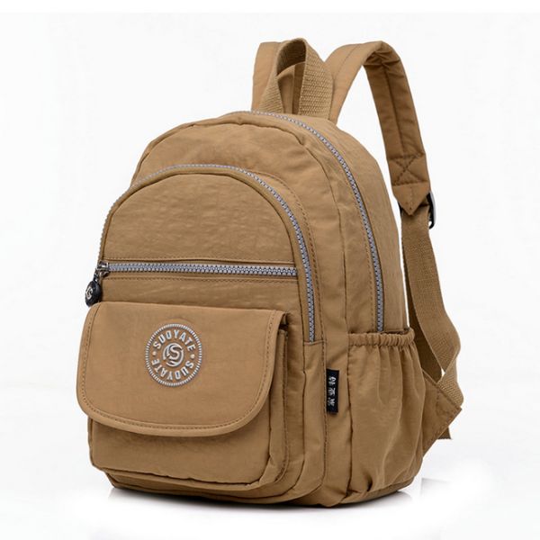 Waterproof Nylon School Backpack , Tear Resistant Travel Laptop Backpack